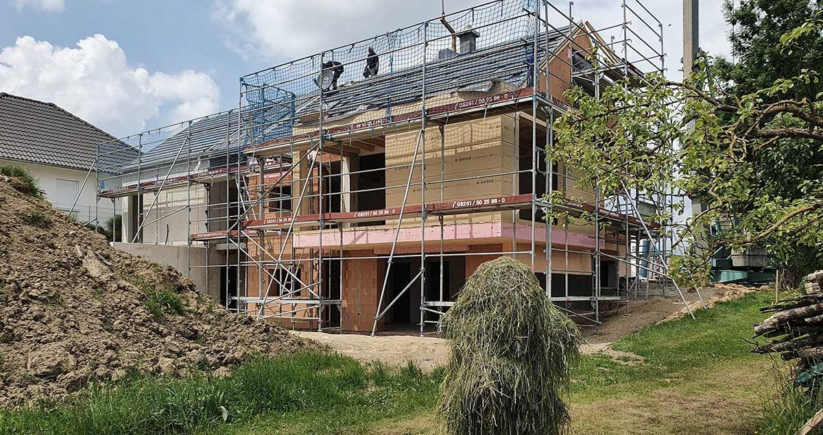 Einfamilienhaus Zimmererarbeiten