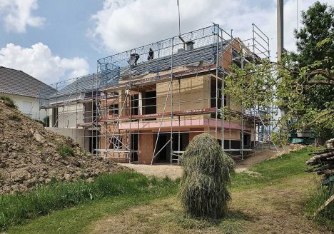 Einfamilienhaus Zimmererarbeiten